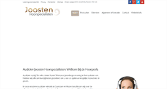 Desktop Screenshot of joostenhoorspecialisten.nl