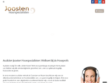 Tablet Screenshot of joostenhoorspecialisten.nl